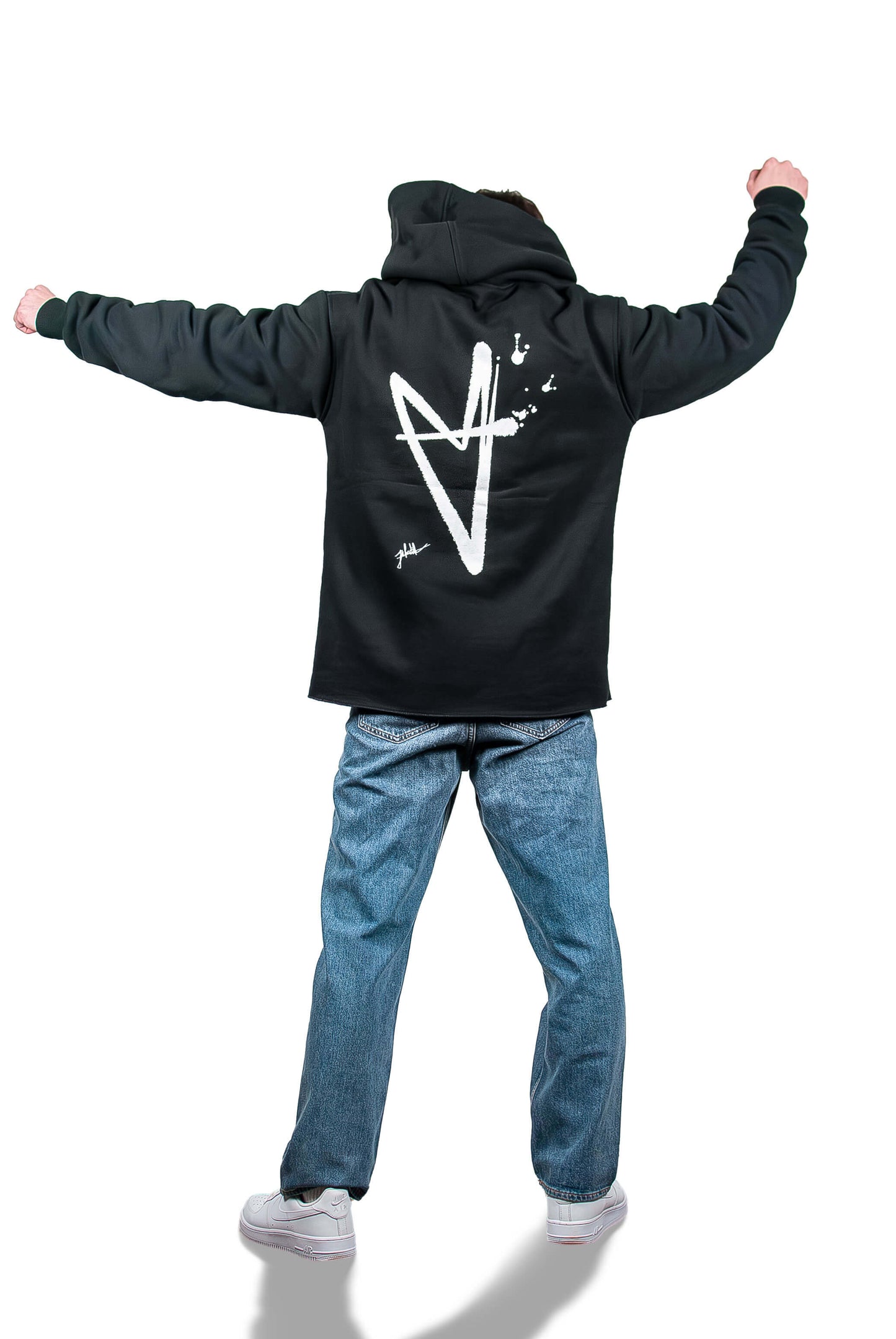 Sweatshirt Love story black by juhadik | Men