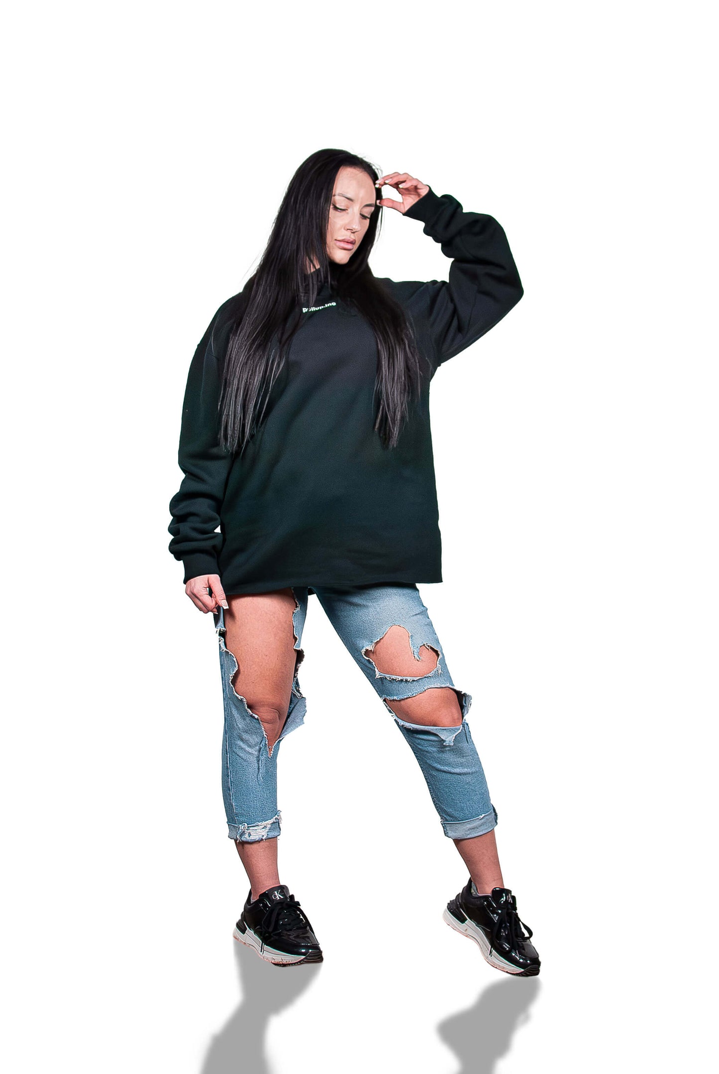Sweatshirt Love story black by juhadik | Women 